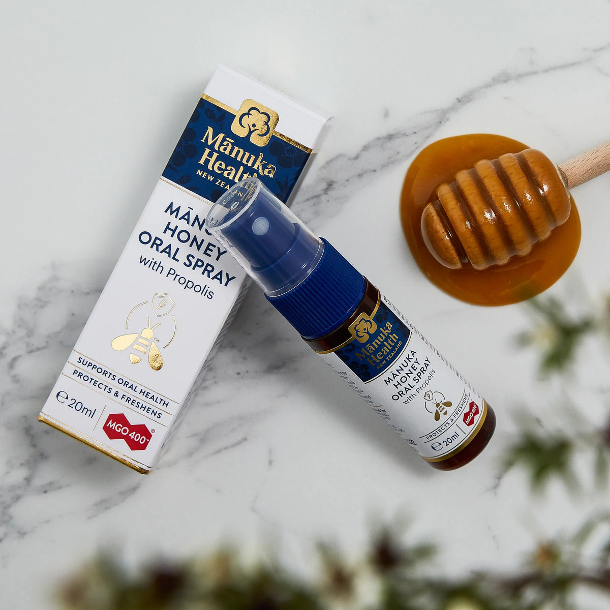 【Manuka Health】麥盧卡 蜂膠 喉嚨 噴霧 紐西蘭原裝 BIO30™ 高活性 類黃酮