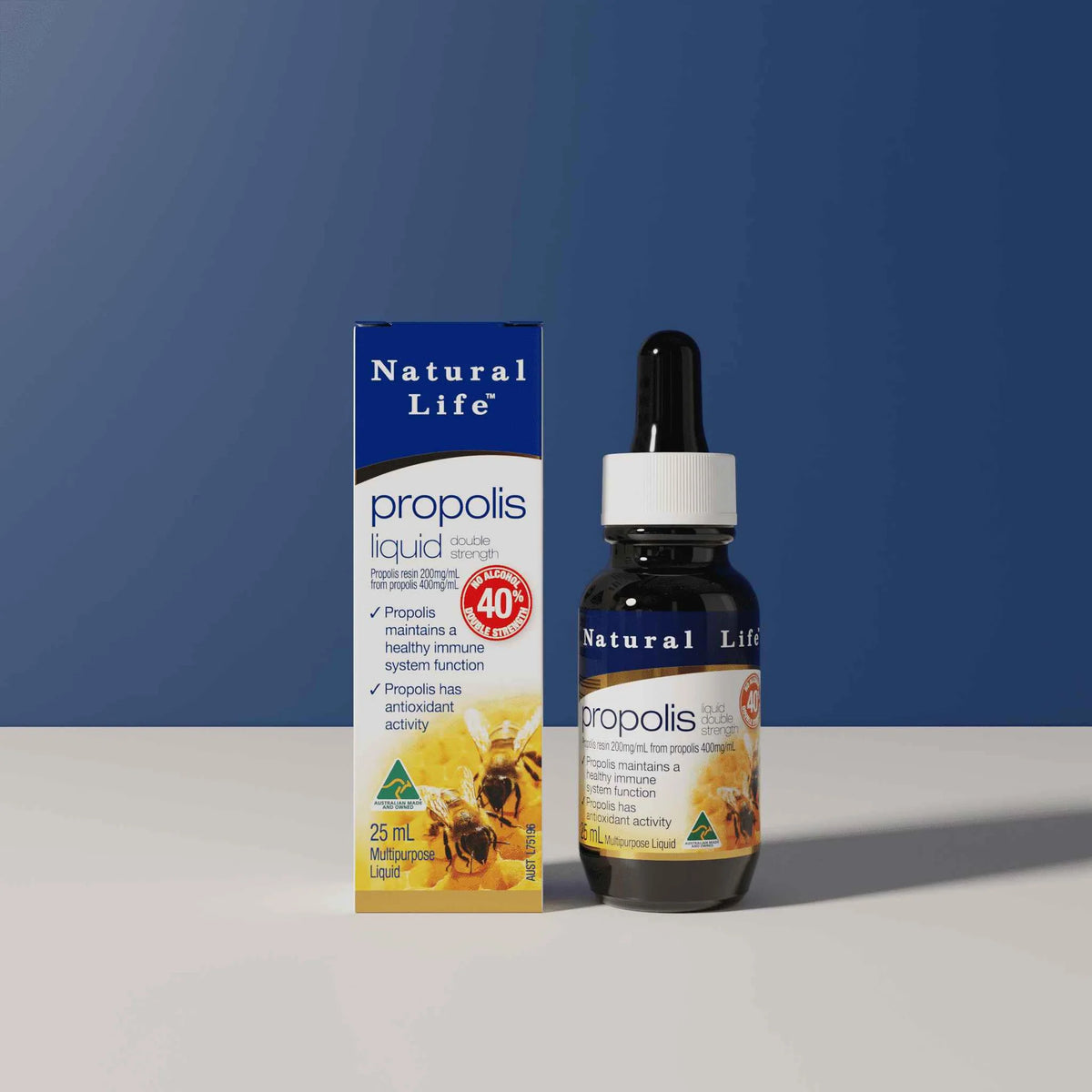 NATURAL LIFE™ Propolis-Manuka-Honig-Halsspray/Propolis-Tropfen mit doppelter Wirkung