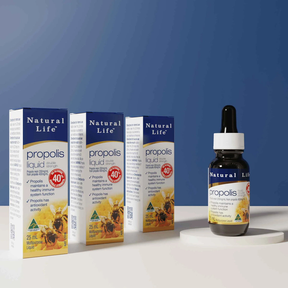 NATURAL LIFE™ Propolis-Manuka-Honig-Halsspray/Propolis-Tropfen mit doppelter Wirkung